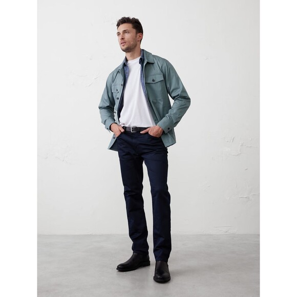 Banana Republic Other - Banana Republic Travel Jean Pants Mens 31x30 Navy Blue Slim Fit Stretch